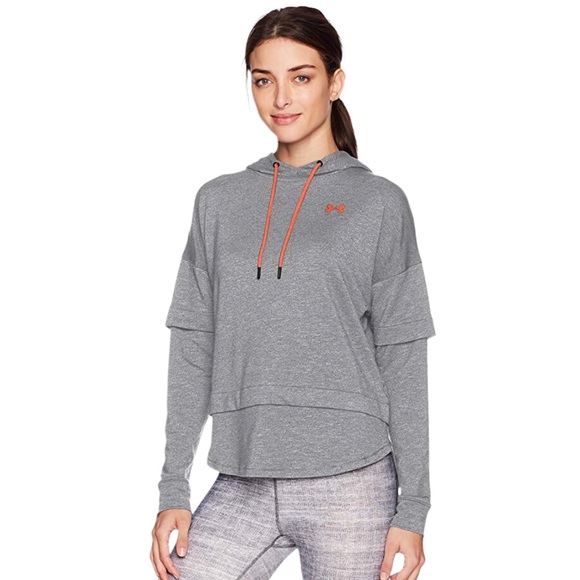 UNDER ARMOUR Featherweight 2-in-1 Hoodie Small - Picture 1 of 8